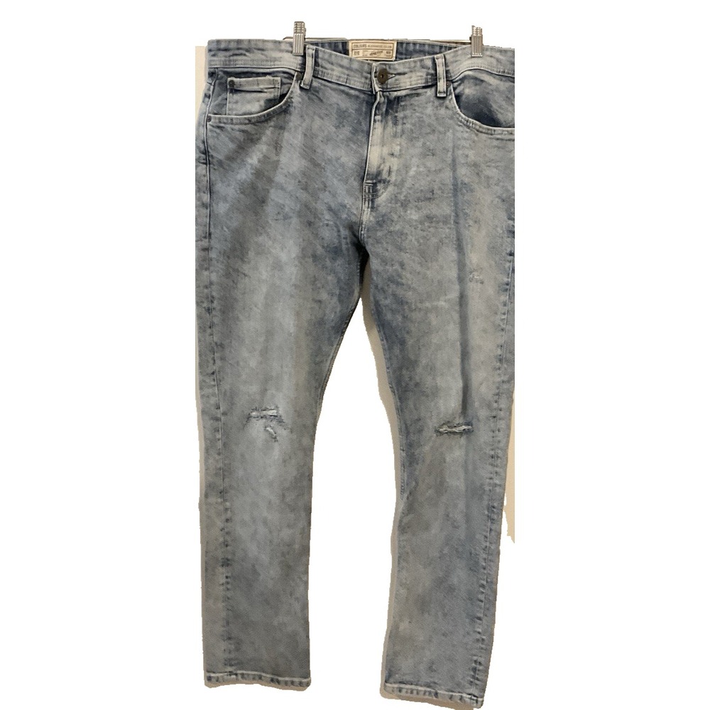 Colours By Alexander Julian Mens Light Wash Denim Blue Jeans Size 38 X 32